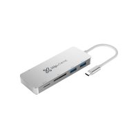 Klipxtreme Hub USB-C 5 in 1 2xUSB-A/SD/mSD/USB-C Charge