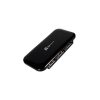 Klipxtreme Hub 4 Port USB-A 2.0 LED Power On Light PC/Mac - Black