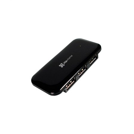 Klipxtreme Hub 4 Port USB-A 2.0 Black