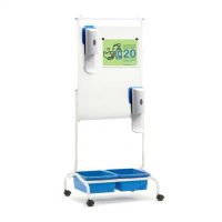 Copernicus Hand Soap or Sanitizer Cart Deluxe with 2 Dispensers Battery Operated No Returns PPE