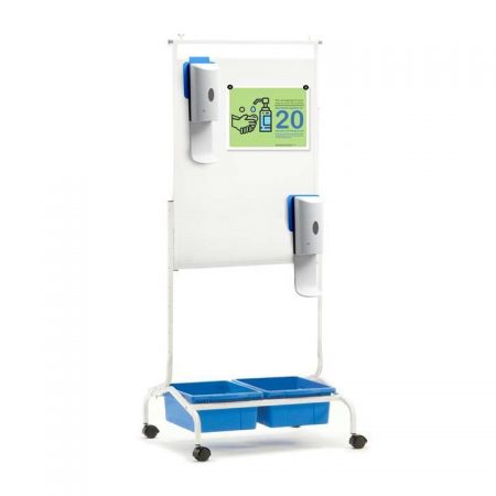 Copernicus Hand Soap or Sanitizer Cart Deluxe with 2 Dispensers Battery Operated No Returns PPE