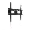 Klipxtreme TV Mount Fixed 32 - 70In Flat or Curved TV Max 110lbs Built in Leveler Spring Locking Mechanism - Black