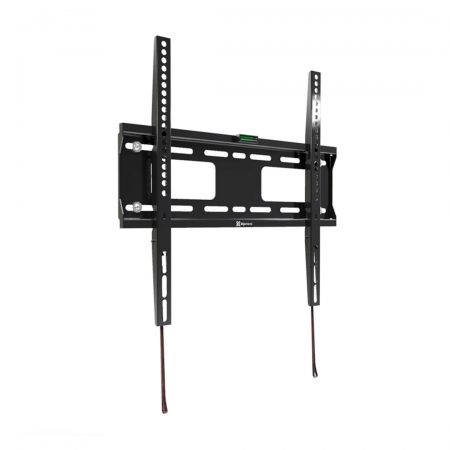 Klipxtreme TV Mount Fixed 32 - 70In Flat or Curved TV Max 110lbs Built in Leveler Spring Locking Mechanism - Black