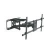 Klipxtreme TV Mount Articulate 32 - 70In Flat or Curved TV Max 165lbs Built in Leveler Dual Arms Heavy Gauge Steel - Black