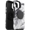 OtterBox iPhone 12 Mini & PopSocket Symmetry Wh/BK/White Marble