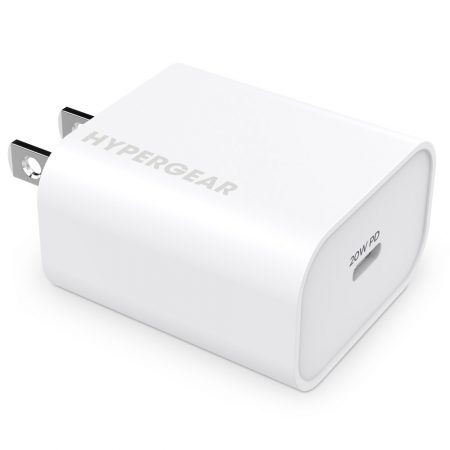 HyperGear Wall Charger 1 Port USB-C 20W MagSafe Compatible - White