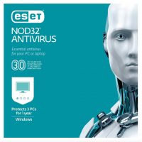 Eset Nod32 Antivirus 3-User 1-Year Sleeve BIL PC/Mac
