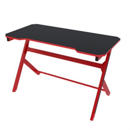 Xtech Gaming Computer Desk Red Wizard Curved Edges Laminated Surface Metal Frame -  Red/Black