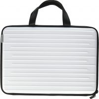 Trident Laptop Case 13in Hard Shell Exterior White with Black Trim