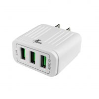 Xtech Wall Charger 3 Port USB-A 2.0 3.1Amp 15w -  White