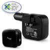 Fuse 2 in 1 Wall and Car Charger 2 Port 2.1Amp Foldable Prongs & Cigarette Lighter Adapter