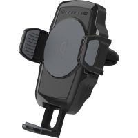 Scosche Qi Vent Mount Car with USB-C Cable and Car Charger Extends up to 3.5In in Width Black