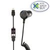 Scosche Car Charger Lightning/Micro MFI 2-in-1 Hard Wired Coil strikeDRIVE 3ft Black