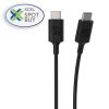 Scosche Charge & Sync USB-C to USB-C Cable 2.0 3ft Black Strikeline