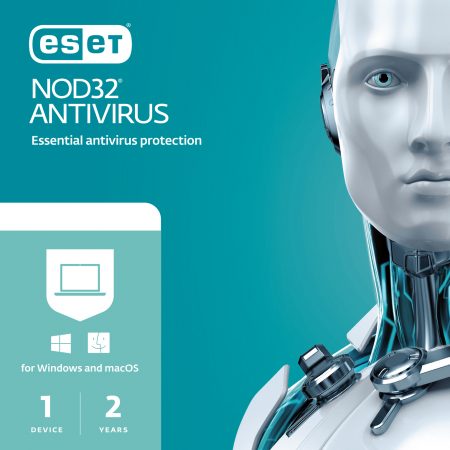 Eset Nod32 Antivirus 1-User 2-Year Sleeve BIL PC/Mac