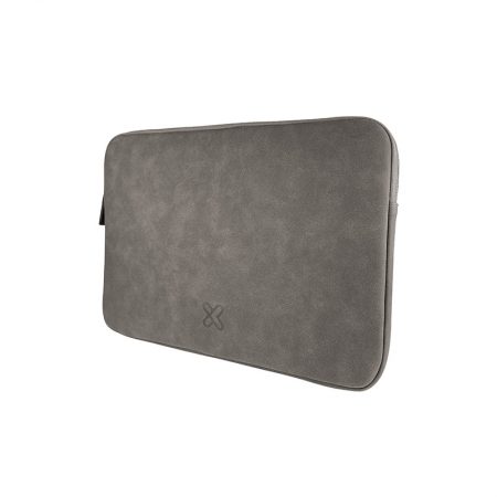 Klipxtreme Sleeve 15.6in SquareShield Suede Like Soft Textured - Gray