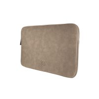 Klipxtreme Sleeve 15.6in SquareShield Suede Like Soft Textured - Khaki