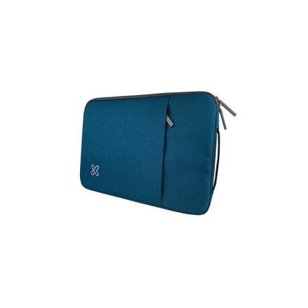 Klipxtreme Sleeve 15.6in SquarePro with Carry Handle & Exterior Storage Pocket Heavy Duty Zipper Extra Durable Fabric - Blue