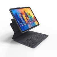Zagg iPad Pro 12.9in 2022/2021/2020/2019/2018 Bluetooth Keyboard Case Multi-Device Pairing - Charcoal