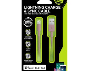 iEssentials Charge & Sync Cable Lightning MFI to USB-A 10ft - Rose Gold