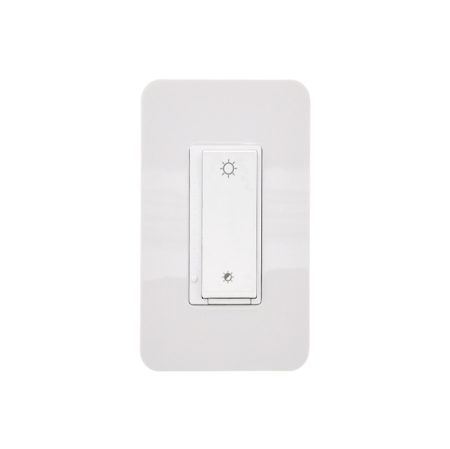 Nexxt Smart Home Wifi Dimmer Switch Single Pole Voice Control Alexa/Google - Manual & Remote Dimming - White