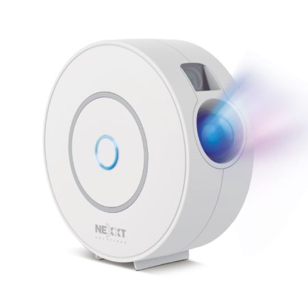 Nexxt Smart Home Wifi Galaxy Star Projector - Project Galaxy Images and Colourful Lights - Voice Control Alexa/Google - White