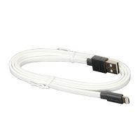 Ventev Charge & Sync Lightning MFI to USB-A Cable 3.3ft Flat - White