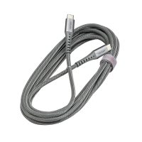 Ventev Charge & Sync USB-C to USB-C Cable 10ft Alloy -  Gray