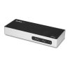 StarTech Docking Station Dual Monitor USB-A 3.0 HDMI & DVI/VGA - PC/Mac/Chrome - Black & Silver
