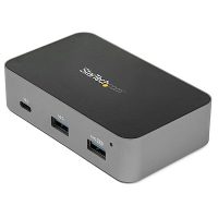 StarTech Hub 4 Port USB-C - 3 USB-A 1 USB-C Powered PC/Mac/Linux - Black