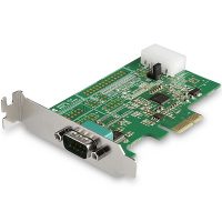 StarTech Network Serial Adapter Card - 1-port PCI Express RS232 PCIe to Serial DB9 - 16950 UART - Low Profile