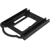 StarTech Mounting Bracket 2.5" SSD/HDD for 3.5" Drive Bay - Tool-less Installation - Black