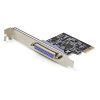 StarTech Adapter Card 1 Port Parallel PCIe Card - PCI Express to Parallel DB25 Desktop Expansion LPT Controller