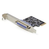 StarTech Adapter Card 1 Port Parallel PCIe Card - PCI Express to Parallel DB25 Desktop Expansion LPT Controller