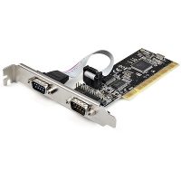 StarTech Serial Parallel Combo Card PCI with Dual Serial RS232 Ports (DB9) & 1x Parallel LPT Port (DB25)