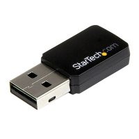 StarTech Adapter Wireless-AC USB 2.0 AC600 Mini Dual Band - 1T1R 802.11ac WiFi - Black