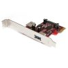 StarTech PCI Express SuperSpeed USB 3.0 Card 2 Port with UASP Support - 1 Internal 1 External