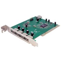 StarTech Adapter Card 7 Port PCI USB Add 7 USB 2.0 Ports