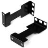 StarTech Server Rail Depth Adapter Kit 1U For Server Racks - Black