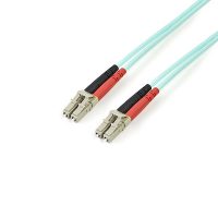 StarTech Fiber Optic Cable - 10 Gb - Multimode Duplex 50/125 6ft - Aqua