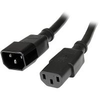 StarTech Power Cord Heavy Duty Extension 3ft 15A 125V