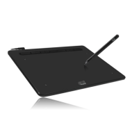 Adesso Graphic Tablet CyberTablet K8 8in x 5in Stylus with Artrage Lite Software 8192 Pressure Sensitivity Levels PC/Mac - Black