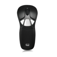 Adesso Air Mouse Wireless iMouse P30 GO Plus USB 2.4Ghz Dongle with MotionTools 3 Software Mouse/Wireless Presenter with Charging Cradle PC/Mac - Black