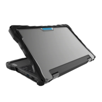 Gumdrop Lenovo 500e/500w/300e/300w Chromebook 3rd Gen 2-in-1 DropTech Case - Clear & Black