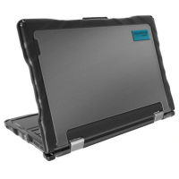 Gumdrop Lenovo 300e Chromebook 2nd Gen Windows 2-in-1 DropTech Case - Clear & Black
