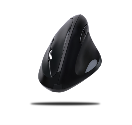 Adesso Mouse Wireless Vertical E30 6 Buttons Programmable up to 4800dpi Right Hand - Black