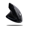 Adesso Mouse Wireless Vertical E90 6 Buttons Illuminated Left Handed up to 1600dpi Adjustable Weight PC/Mac - Black