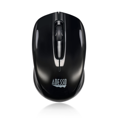 Adesso Mouse Wireless Mini S50 Portable 3 Buttons up to 1200dpi PC/Mac - Black
