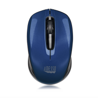 Adesso Mouse Wireless Mini S50L Portable 3 Buttons up to 1200dpi PC/Mac - Blue