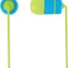 Koss Earbud Noise Isolating 3.5mm RUK20b Multiple Ear Cushion Sizes - Blue/Green